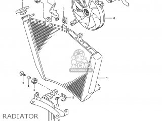 RADIATOR - GSXR1000 2009 (K9) USA (E03)