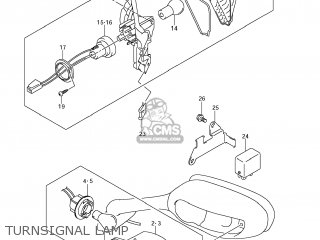 TURNSIGNAL LAMP - GSXR1000 2009 (K9) USA (E03)
