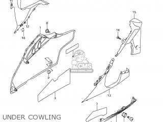 UNDER COWLING - GSXR1000 2009 (K9) USA (E03)