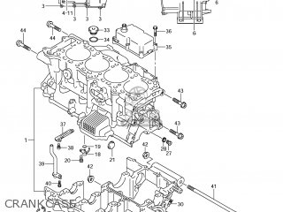 CRANKCASE - GSXR1000 2011 (L1) USA (E03)