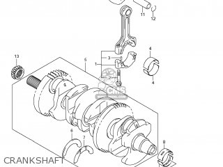 CRANKSHAFT - GSXR1000 2011 (L1) USA (E03)