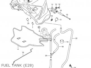 FUEL TANK (E28) - GSXR1000 2011 (L1) USA (E03)