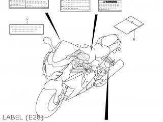 LABEL (E28) - GSXR1000 2011 (L1) USA (E03)
