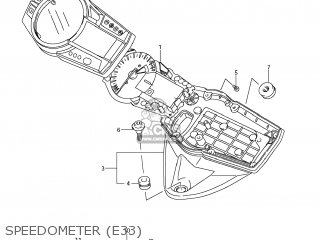SPEEDOMETER (E33) - GSXR1000 2011 (L1) USA (E03)