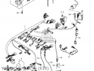 WIRING HARNESS (E28) - GSXR1000 2011 (L1) USA (E03)