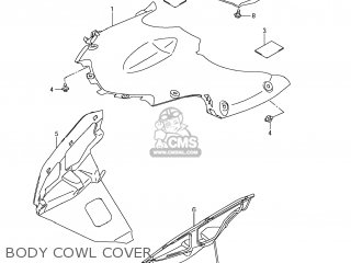 BODY COWL COVER - GSXR1000 2012 (L2) USA (E03)
