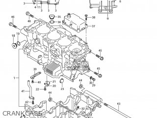 CRANKCASE - GSXR1000 2012 (L2) USA (E03)