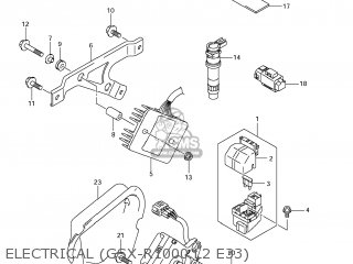 ELECTRICAL (GSX-R1000 L2 E33) - GSXR1000 2012 (L2) USA (E03)