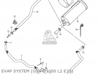 EVAP SYSTEM (GSX-R1000 L2 E33) - GSXR1000 2012 (L2) USA (E03)