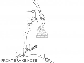 FRONT BRAKE HOSE - GSXR1000 2012 (L2) USA (E03)