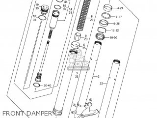FRONT DAMPER - GSXR1000 2012 (L2) USA (E03)