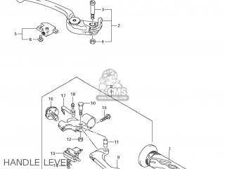 HANDLE LEVER - GSXR1000 2012 (L2) USA (E03)