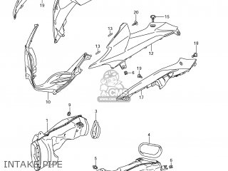 INTAKE PIPE - GSXR1000 2012 (L2) USA (E03)