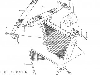 OIL COOLER - GSXR1000 2012 (L2) USA (E03)