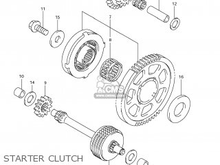 STARTER CLUTCH - GSXR1000 2012 (L2) USA (E03)