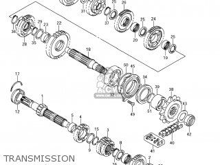 TRANSMISSION - GSXR1000 2012 (L2) USA (E03)