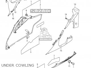 UNDER COWLING - GSXR1000 2012 (L2) USA (E03)