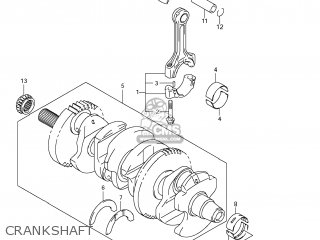 CRANKSHAFT - GSXR1000 2013 (L3) USA (E03)