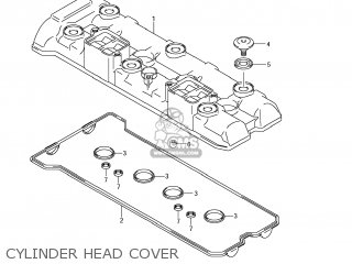 CYLINDER HEAD COVER - GSXR1000 2013 (L3) USA (E03)