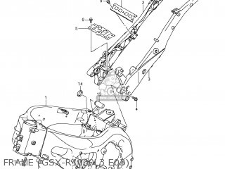 FRAME (GSX-R1000L3 E03) - GSXR1000 2013 (L3) USA (E03)