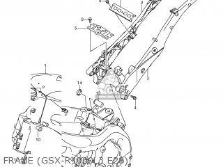 FRAME (GSX-R1000L3 E28) - GSXR1000 2013 (L3) USA (E03)