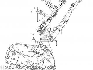 FRAME (GSX-R1000ZL3 E28) - GSXR1000 2013 (L3) USA (E03)