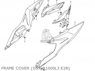 FRAME COVER (GSX-R1000L3 E28) - GSXR1000 2013 (L3) USA (E03)