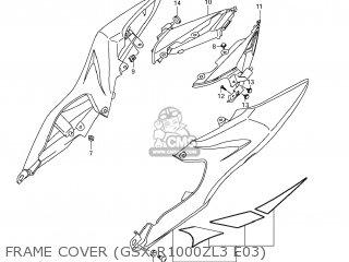 FRAME COVER (GSX-R1000ZL3 E03) - GSXR1000 2013 (L3) USA (E03)