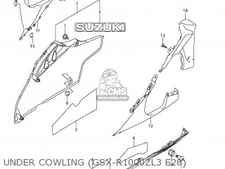 UNDER COWLING (GSX-R1000ZL3 E28) - GSXR1000 2013 (L3) USA (E03)