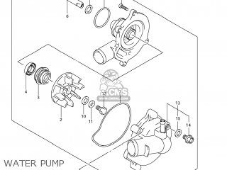WATER PUMP - GSXR1000 2013 (L3) USA (E03)