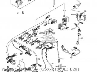 WIRING HARNESS (GSX-R1000L3 E28) - GSXR1000 2013 (L3) USA (E03)