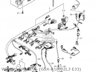 WIRING HARNESS (GSX-R1000ZL3 E33) - GSXR1000 2013 (L3) USA (E03)