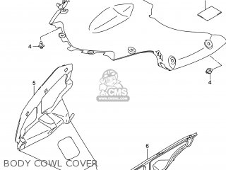 BODY COWL COVER - GSXR1000 2014 (L4) USA (E03)