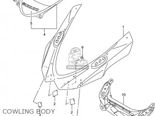 COWLING BODY - GSXR1000 2014 (L4) USA (E03)