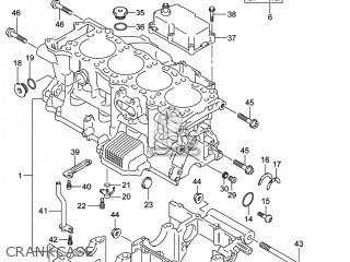CRANKCASE - GSXR1000 2014 (L4) USA (E03)