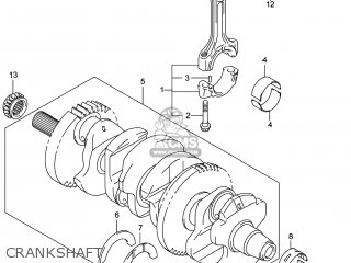 CRANKSHAFT - GSXR1000 2014 (L4) USA (E03)