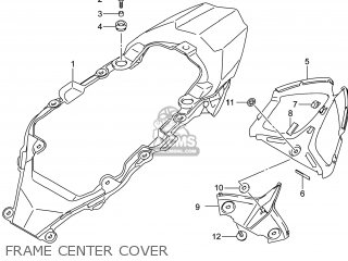 FRAME CENTER COVER - GSXR1000 2014 (L4) USA (E03)