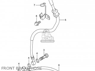 FRONT BRAKE HOSE - GSXR1000 2014 (L4) USA (E03)