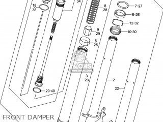 FRONT DAMPER - GSXR1000 2014 (L4) USA (E03)