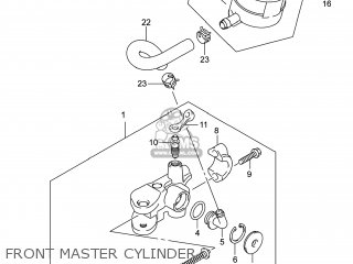 FRONT MASTER CYLINDER - GSXR1000 2014 (L4) USA (E03)