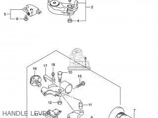 HANDLE LEVER - GSXR1000 2014 (L4) USA (E03)