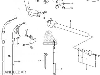 HANDLEBAR - GSXR1000 2014 (L4) USA (E03)