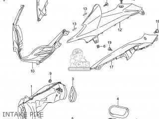 INTAKE PIPE - GSXR1000 2014 (L4) USA (E03)