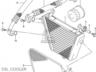 OIL COOLER - GSXR1000 2014 (L4) USA (E03)
