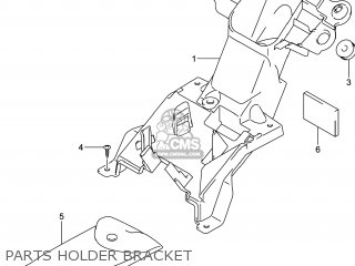 PARTS HOLDER BRACKET - GSXR1000 2014 (L4) USA (E03)