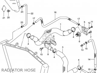 RADIATOR HOSE - GSXR1000 2014 (L4) USA (E03)