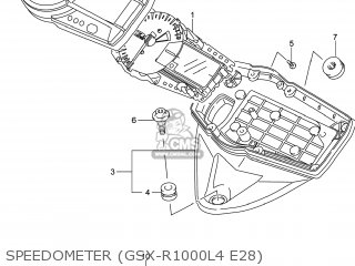 SPEEDOMETER (GSX-R1000L4 E28) - GSXR1000 2014 (L4) USA (E03)