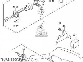 TURNSIGNAL LAMP - GSXR1000 2014 (L4) USA (E03)