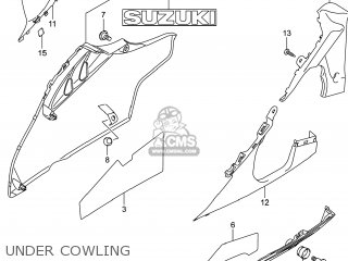 UNDER COWLING - GSXR1000 2014 (L4) USA (E03)