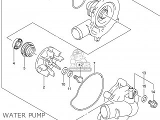 WATER PUMP - GSXR1000 2014 (L4) USA (E03)
